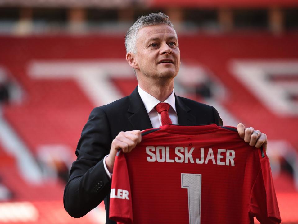 Manchester United manager Ole Gunnar Solskjaer: Getty Images