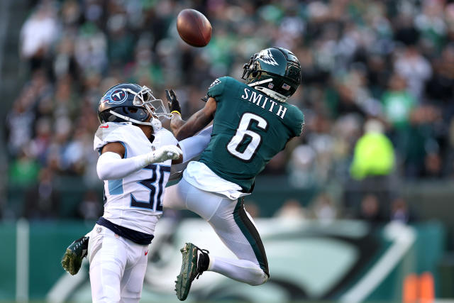 Hurts has 3 TD passes plus TD run, Eagles beat Titans 35-10 - WHYY