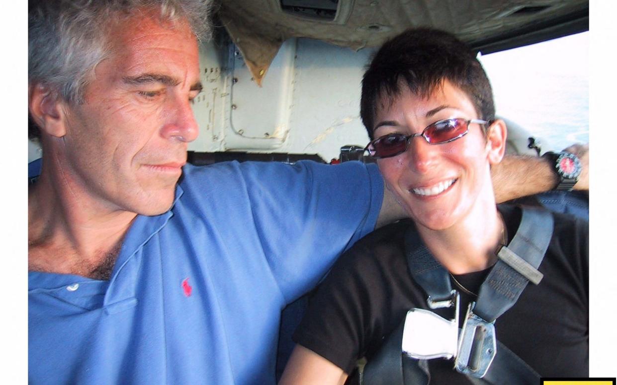 British socialite Ghislaine Maxwell and US financier Jeffrey Epstein - Southe/AFP via Getty Images