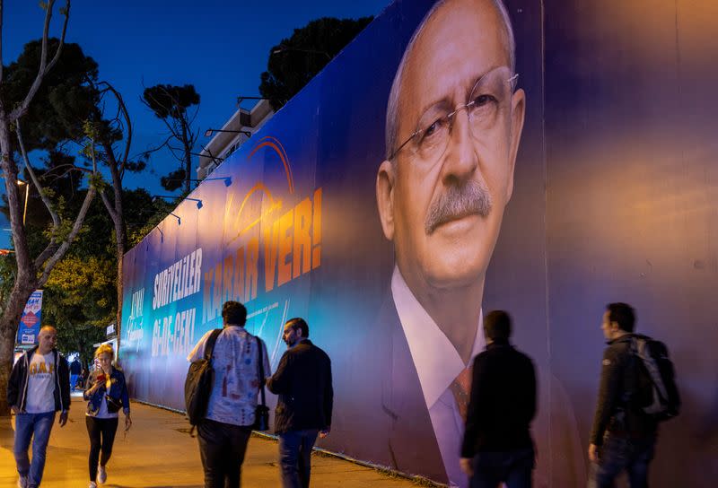 Election campaign of Kilicdaroglu, presidential candidate of main opposition alliance, in Istanbul
