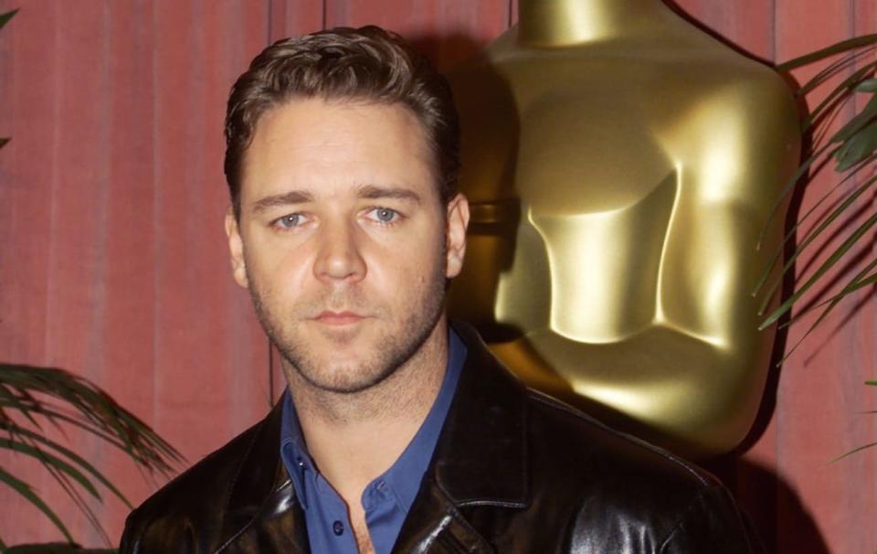 Russell Crowe at the 2000 Oscars luncheon - Reuters