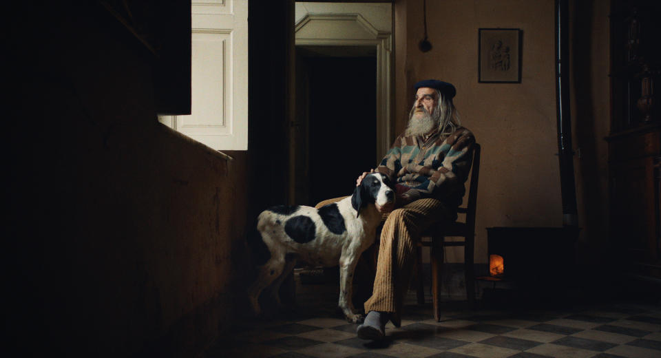 Angelo Gagliardi, a 78-year-old former hunter who quit because rival hunters started planting poison to kill the dogs. (Photo: Sony Pictures Classics)
