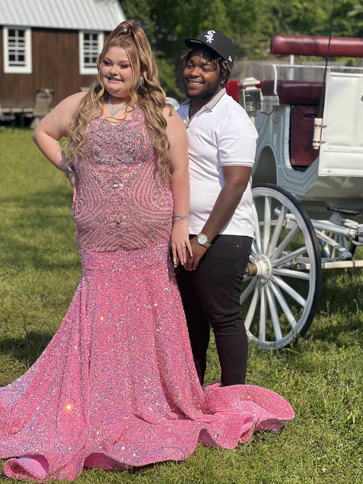 Looking Like A Princess Alana ‘honey Boo Boo Thompson Goes To Prom With Boyfriend Dralin Carswell 8524