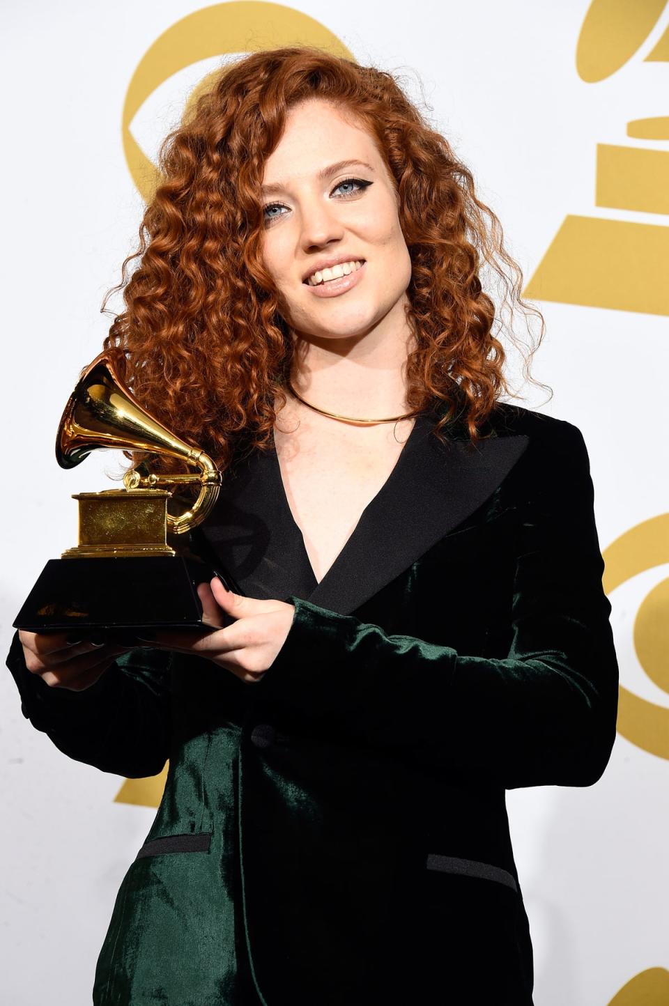 Jess Glynne won a Grammy Award in 2015 for Best Dance Recording for Rather Be (with Clean Bandit) (Getty Images)