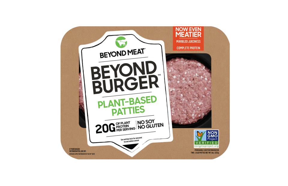 A Beyond Burger package.