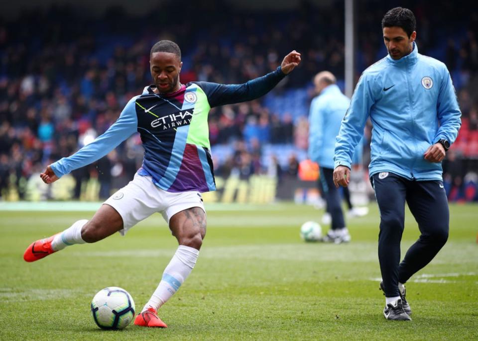 Arteta worked with Sterling at Manchester City (Getty Images)