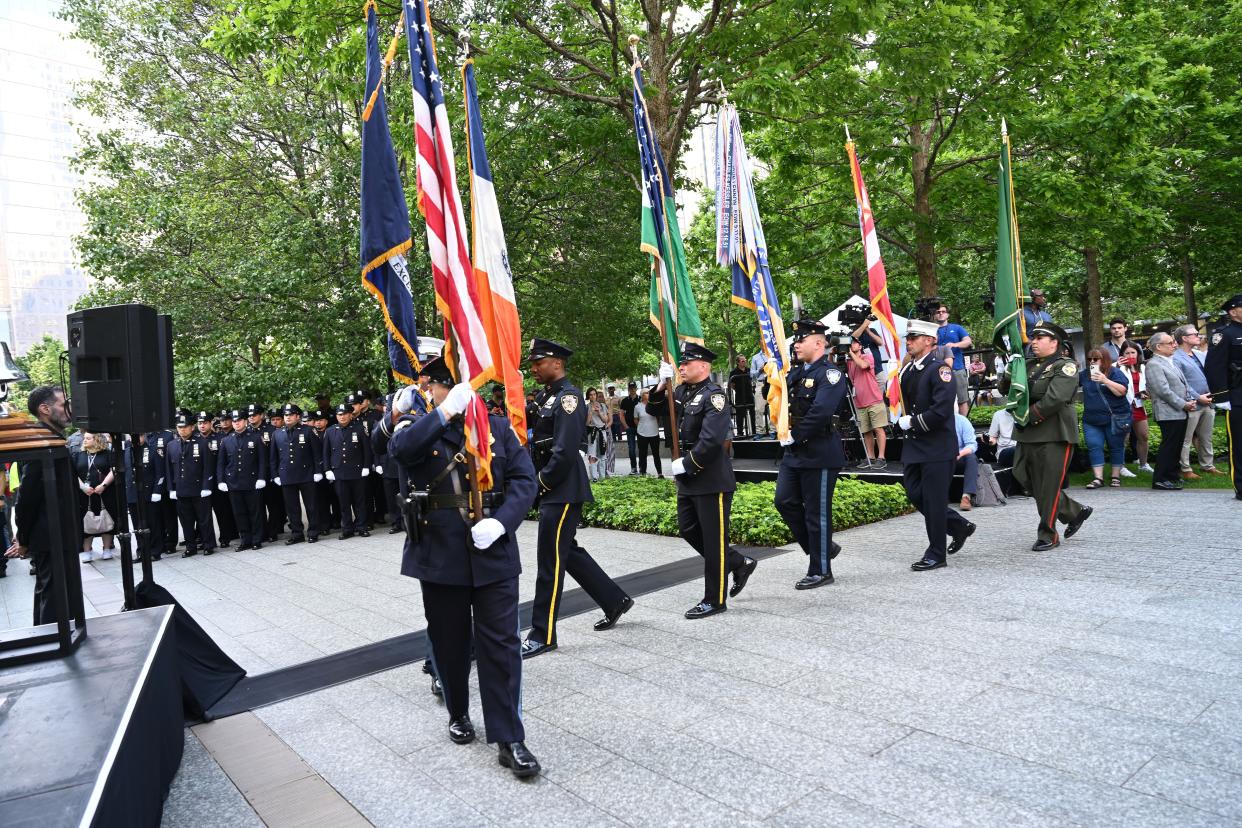 The 20th anniversary of the formal end of recovery operations at Ground Zero, World Trade Center, Monday May 30, 2022. 