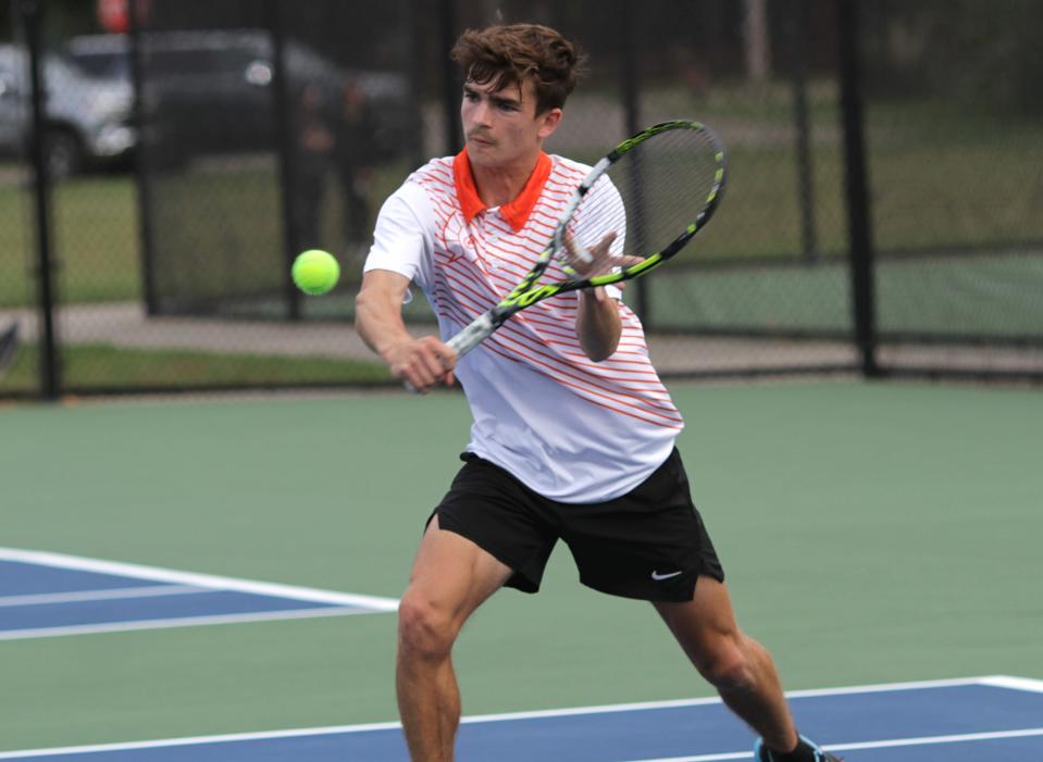 George Ebert and the Sturgis tennis team had their season ended in the regional tournament earlier this week.