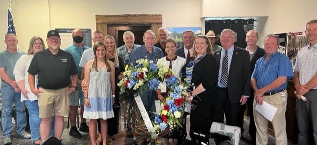 Local and state officials joined the Coal Creek Miners Museum board of directors to commemorate the 120th anniversary of the Fraterville Mine disaster.