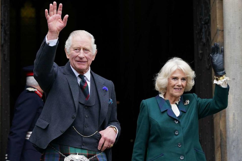 Andrew Milligan/Getty King Charles, Queen Camilla