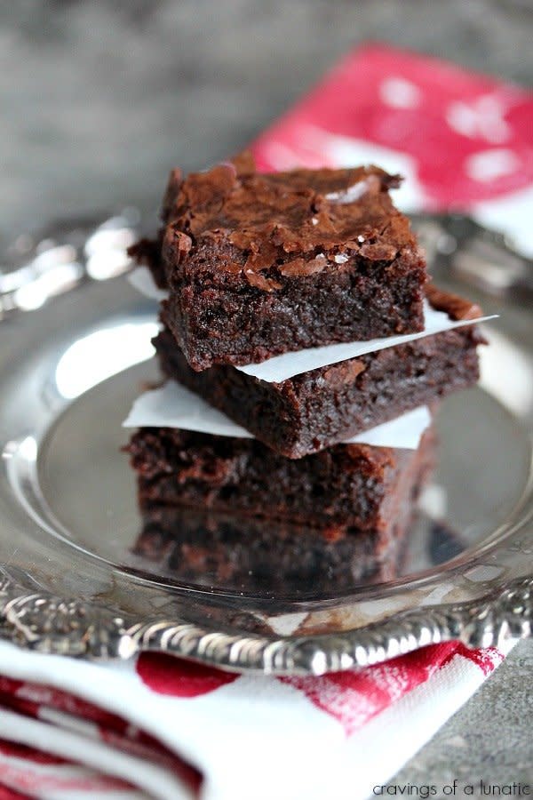 <strong>Get the <a href="http://www.cravingsofalunatic.com/2011/08/the-best-brownies-in-the-world.html" target="_blank">The Best Brownies In The World recipe</a> from Cravings Of A Lunatic</strong>