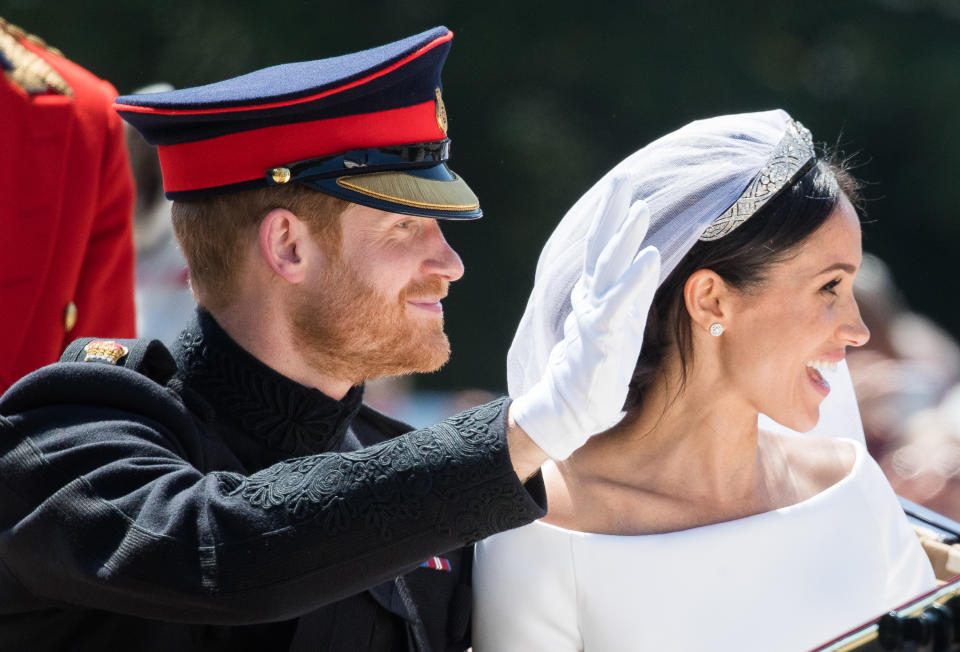 The new parents were married on May 19, 2018. (Photo: Pool/Samir Hussein/WireImage)