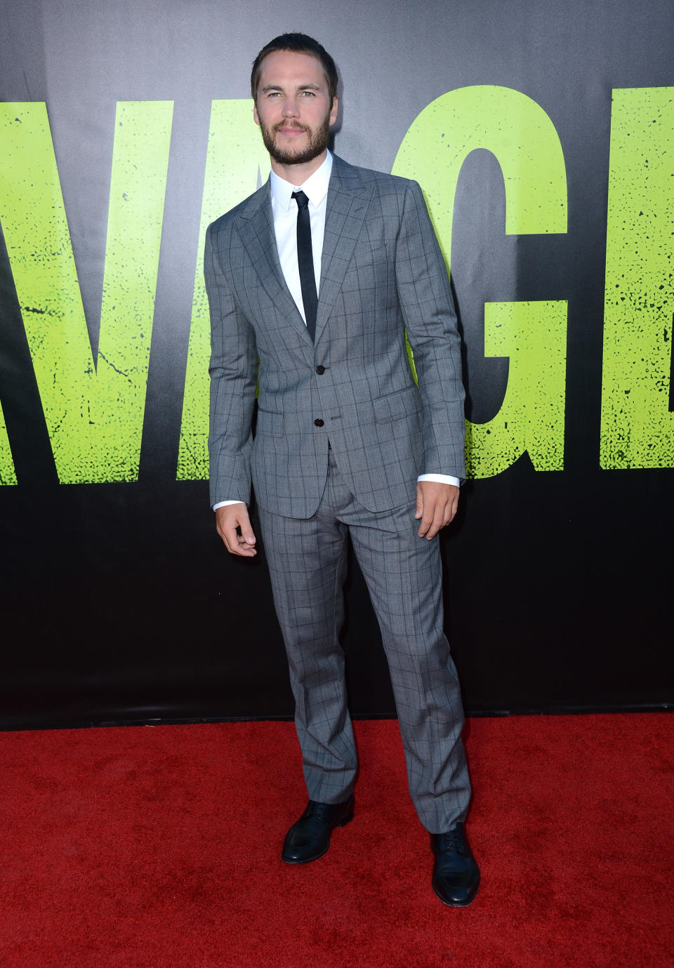 LOS ANGELES, CA - JUNE 25: Actor Taylor Kitsch arrives at the premiere of Universal Pictures' "Savages" at Westwood Village on June 25, 2012 in Los Angeles, California. (Photo by Michael Buckner/Getty Images)