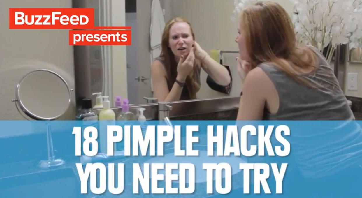 Watch: 18 blemish hacks for breakouts