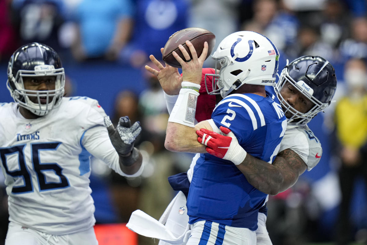 Carson Wentz's late INTs kill Colts in OT loss to Titans; Jets