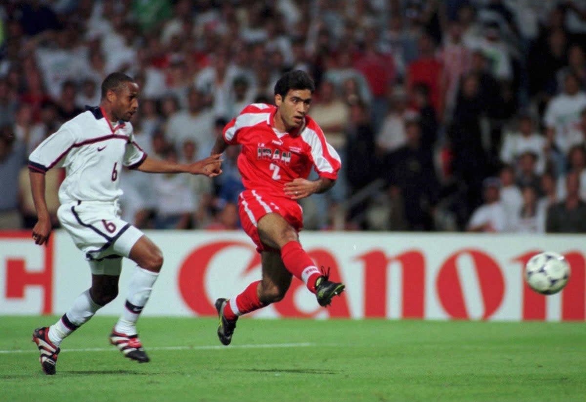 US and Iran have played just twice before - in 1998 and 2000 (Bongarts/Getty Images)