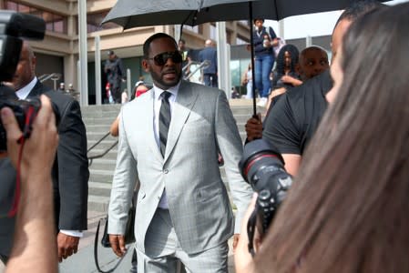FILE PHOTO: R. Kelly at the Criminal Court Building in Chicago