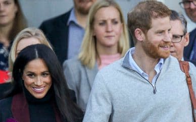 rince Harry and Meghan Markle, The Duke and Duchess of Sussex arrive at Sydney airport - Credit: SplashNews