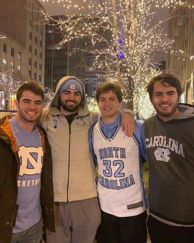 <p>Drake Maye/Instagram</p> Drake Maye with his brothers