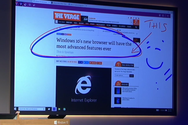 Microsoft Unveils Spartan Browser With Cortana, Built-in Comments