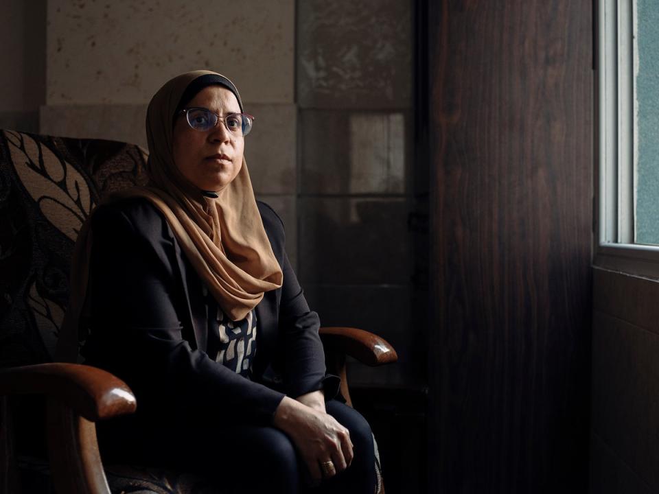 Bahia Sabbah, a 40-year-old mother of two, says, ‘early marriage remains a problem in Gaza and with so many marriages ending in divorce, it is important that women are educated and can financially support themselves and their children’ (Paddy Dowling/Qatar Scholarships)
