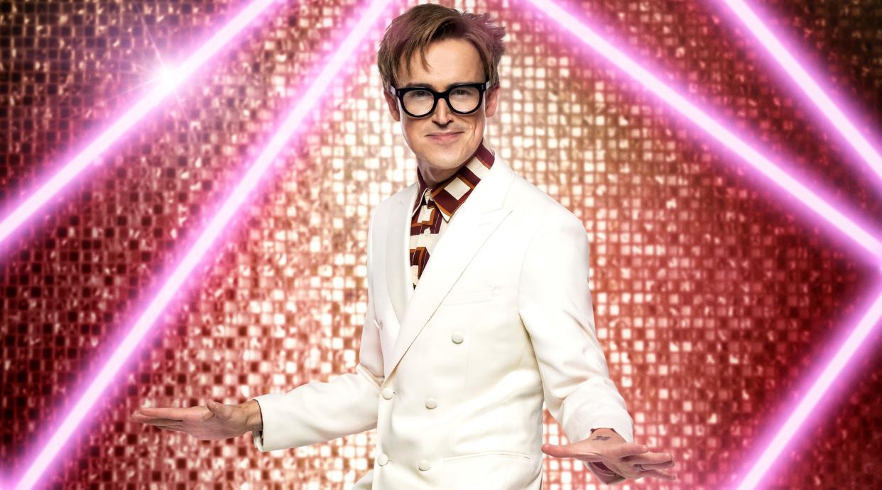 McFly's Tom Fletcher says his kids cringe when he tries to dance with wife Giovanna at home. (BBC)