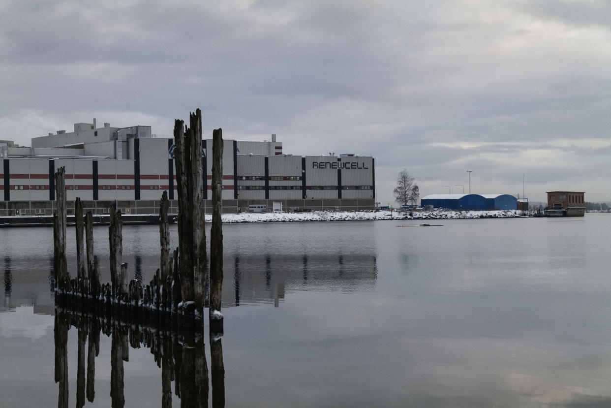 La nueva planta de reciclaje textil de Renewcell en Sundsvall, Suecia, el 25 de noviembre de 2022. (Felix Odell/The New York Times).