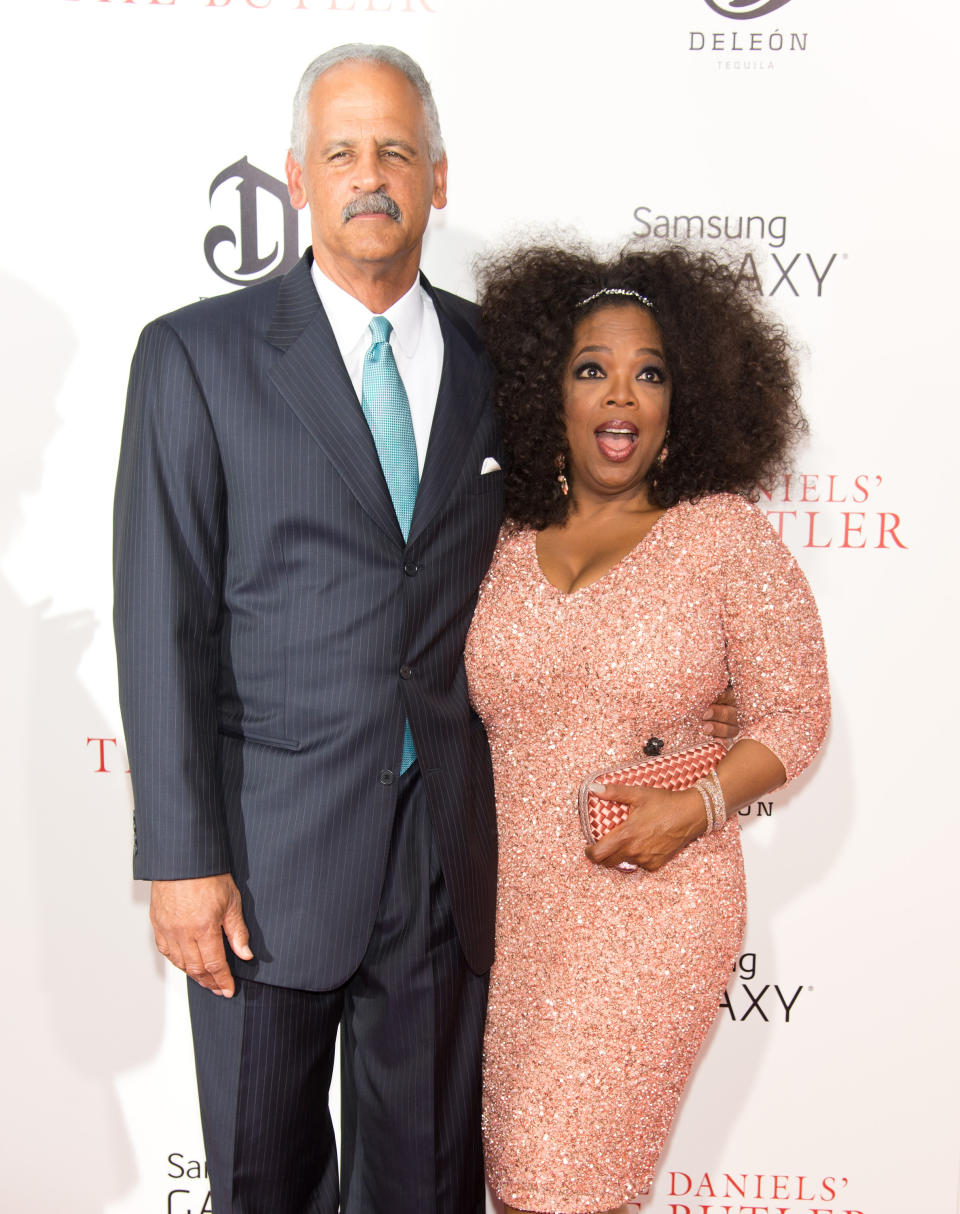 Stedman Graham and Oprah Winfrey