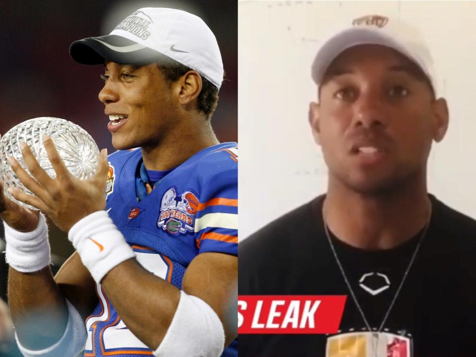 Chris Leak, then and now.