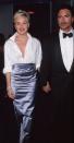<p>Recently channelled by Meghan Markle at a London awards, Sharon Stone’s shirt and skirt combo at the Oscars in 1998 is almost as iconic as the actress herself. While not strictly a dress, we couldn’t leave it out of this round-up. </p>
