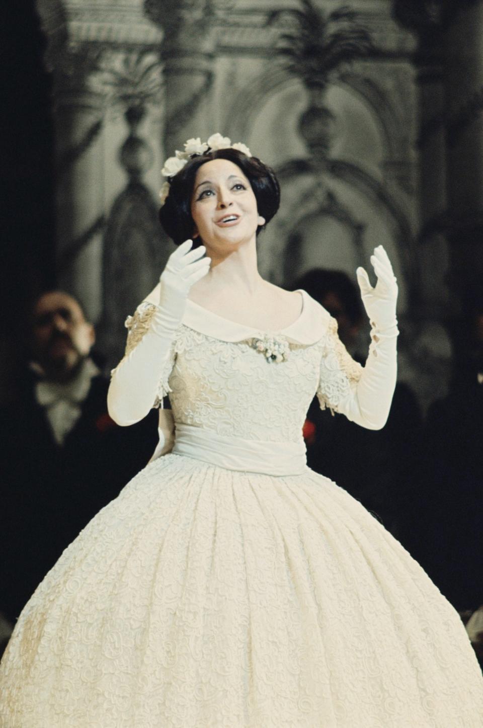 Performing in Rossini's La Cenerentola in the early 1970s - Erich Auerbach/Getty Images