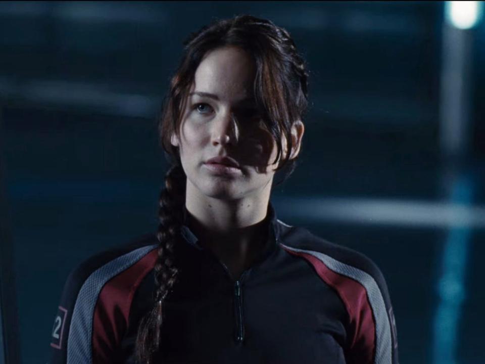 Jennifer Lawrence as Katniss in "The Hunger Games."