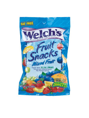 <div class="caption-credit"> Photo by: courtesy of officemax.com</div><b>IN THE MIDDLE</b> <br> <br> <b>Welch's Fruit Snacks (0.9 oz) <br> The Good:</b> Packed with vitamins A, C, and E, plus no fat and just 80 calories. <br> <b>The Bad:</b> Don't fall for the fruit line: This is healthier candy in disguise. <br> <b>The Bottom Line:</b> As far as treats go, this one is a pretty safe bet.