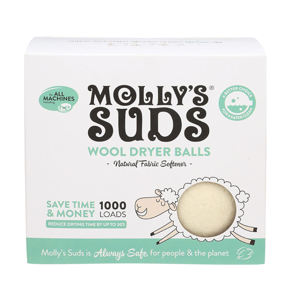 Molly’s Suds Wool Dryer Balls. (Photo: Walmart)