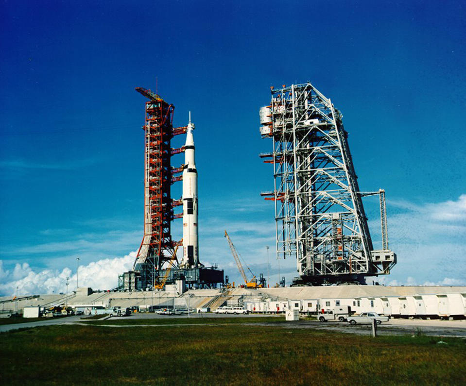 Die Saturn V Rakete mit der Apollo 11 im Juli 1969. (Bild: REUTERS/NASA/Handout)