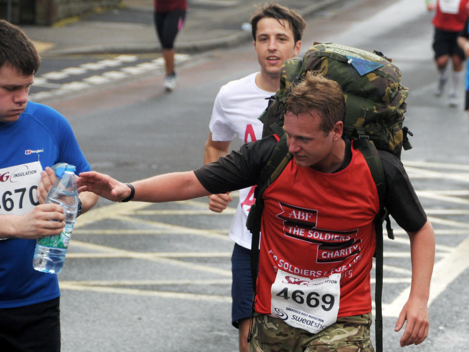 Sheffield Half Marathon 2014: Sharing Water