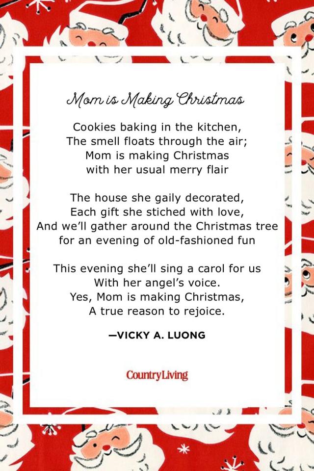 Christmas Poem for Mom