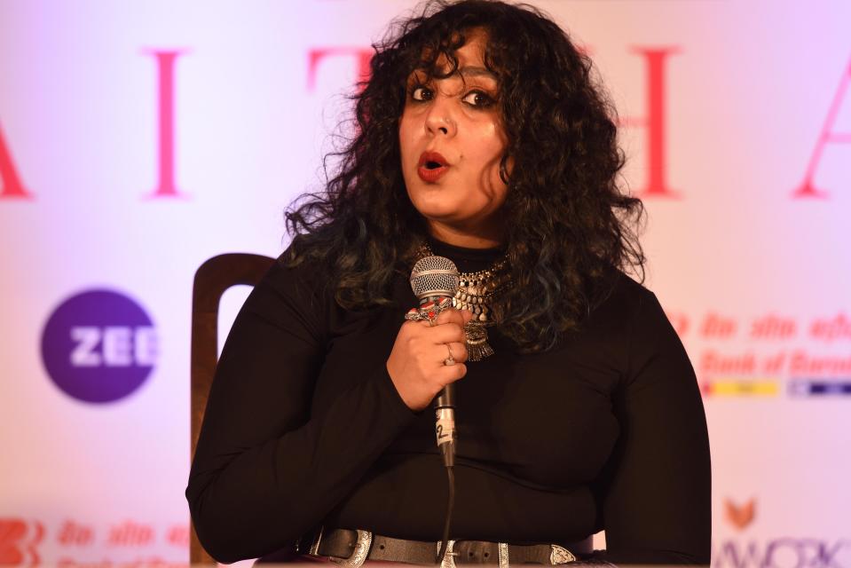 Yashica Dutt speaks at Zee Jaipur Literature Festival 2020, at Hotel Diggi Palace, on January 25, 2020 in Jaipur, India. (Photo by Raj K Raj/Hindustan Times via Getty Images)