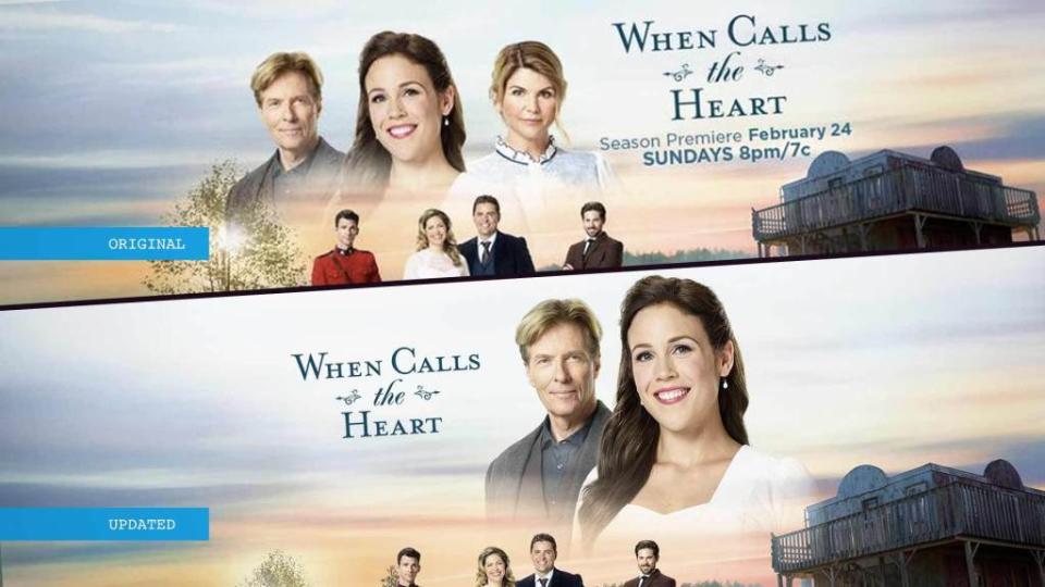 <p>Hallmark did not waste anytime when it came to clearing Lori Loughlin out of their shows, and have already removed her image from promotional photos for the brand. Hours after the Hallmark Channel announced they would be cutting ties with Loughlin, in the wake of her criminal charges, her image was scrubbed from marketing images […]</p> <p>The post <a rel="nofollow noopener" href="https://theblast.com/lori-loughlin-when-calls-heart-hallmark-scrubbed/" target="_blank" data-ylk="slk:Lori Loughlin Already Scrubbed from ‘When Calls the Heart’;elm:context_link;itc:0;sec:content-canvas" class="link ">Lori Loughlin Already Scrubbed from ‘When Calls the Heart’</a> appeared first on <a rel="nofollow noopener" href="https://theblast.com" target="_blank" data-ylk="slk:The Blast;elm:context_link;itc:0;sec:content-canvas" class="link ">The Blast</a>.</p>