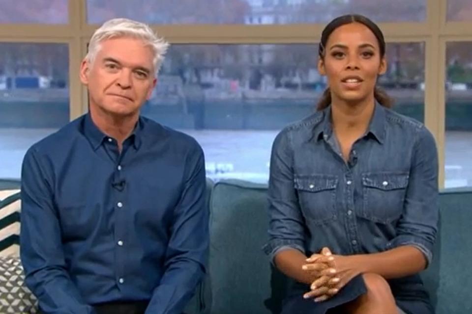 Replacement: Rochelle Humes stepped in at the last minute (This Morning)