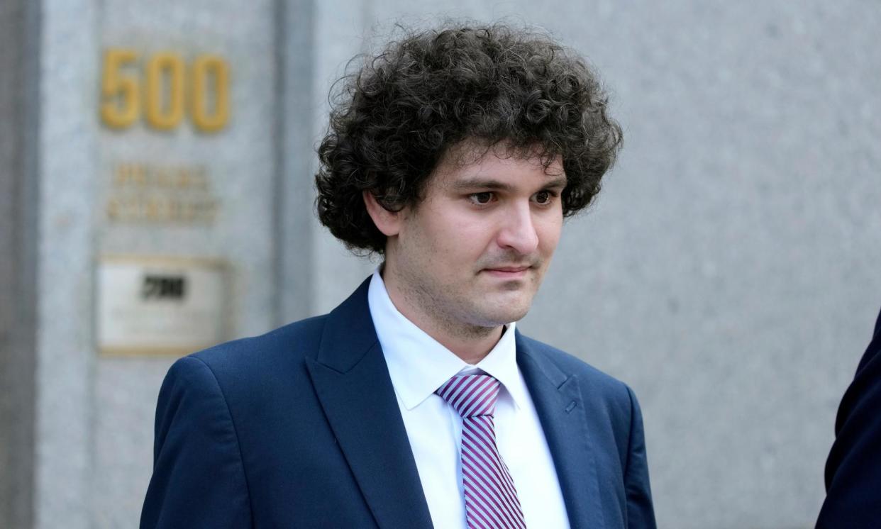 <span>Sam Bankman-Fried leaves federal court, on 26 July 2023 in New York.</span><span>Photograph: Mary Altaffer/AP</span>