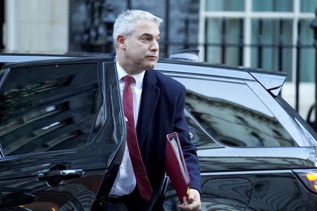 Health Secretary Steve Barclay arriving in Downing Street