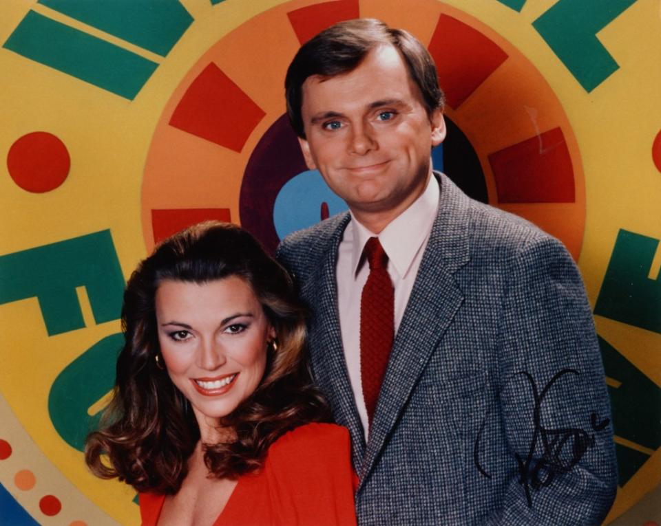 Pat Sajak and Vanna White in the very early days of “Wheel of Fortune.” ©Sony Pictures/Courtesy Everett Collection