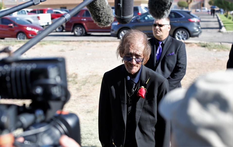 Margie Reckard's widower, Antonio Basco. asked the El Paso community to join in saying goodbye to his late wife. She was laid to rest at the Restlawn Memorial Park cemetery in Northeast El Paso on Saturday, Aug. 17, 2019.