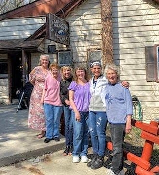 Many family members of the current owners of Wally and Bee's Last Stop Resort worked at the tavern since the 1950s. Pictured (from left) are Sherry Palmer, Kathy Januchowski, Kandi Frederick, Pamela Christman, Kristy Janson and Ann Palmer.