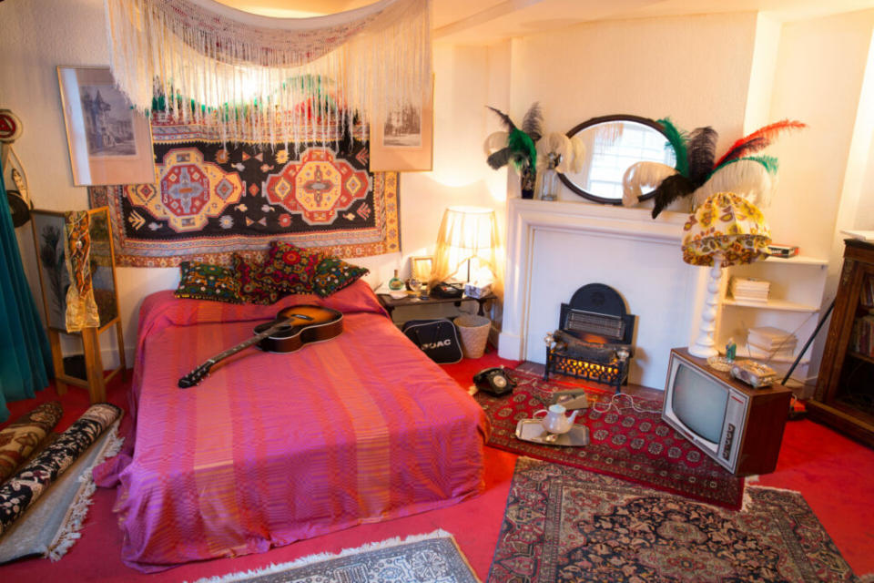 The opening night of the flat of Jimi Hendrix at Handel & Hendrix on Brook Street London.