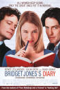 <b>Bridget Jones’ Diary (2001) </b> <br><br> Starring the squinty-eyed Renee Zellweger (again), men secretly like ‘Bridget Jones’ Diary’ because it features an attainable chick with the same health neurosis and the realistic body image of a real woman (unlike, say, ‘Sex and City’, which is genuinely repellent). Combine with sharp dialogue, fine performances and genuinely funny moments and you have a man-stamp of approval.