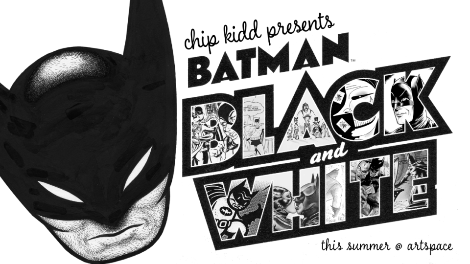 Chip Kidd is one of the most renowned graphic designers and Batman aficionados who is bringing his Manhattan Batman exhibition "Batman Black and White: Sketch Covers, Commissioned by Chip Kidd" to Artspace on June 24, 2022.