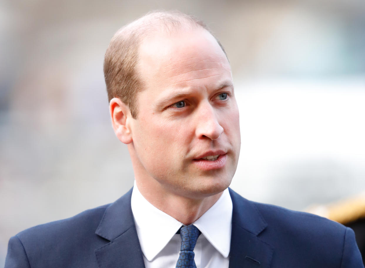 LONDON, UNITED KINGDOM - DECEMBER 11: (EMBARGOED FOR PUBLICATION IN UK NEWSPAPERS UNTIL 24 HOURS AFTER CREATE DATE AND TIME) Prince William, Duke of Cambridge attends a Service of Thanksgiving for the life and work of Sir Donald Gosling at Westminster Abbey on December 11, 2019 in London, England. Sir Donald Gosling, Chairman of National Car Parks (NCP) an honorary Vice-Admiral of the Royal Navy and former owner of the motor yacht Leander G, died on September 16 2019. (Photo by Max Mumby/Indigo/Getty Images)