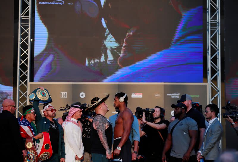 Andy Ruiz Jr & Anthony Joshua Weigh-In